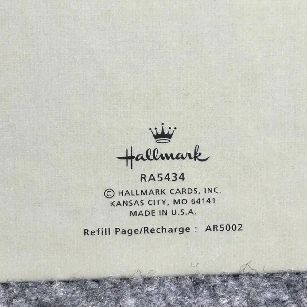 Vintage Hallmark address book lilac botanical NEW 6 ring refillable planner